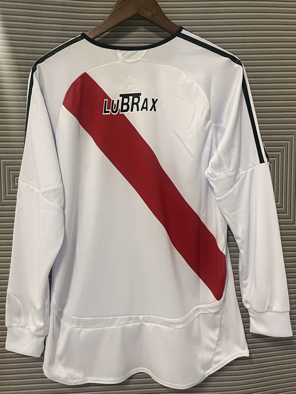 2006-2007 River Plate Home Long Sleeve Retro Soccer Jersey (长袖)
