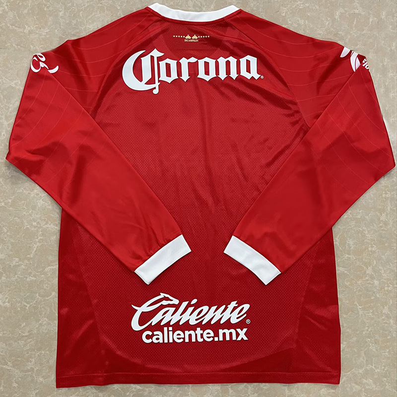 25-26 Toluca Double-Champion Long Sleeve Soccer Jersey (长袖)(双皇冠)