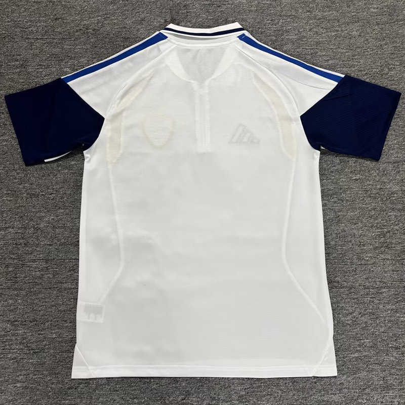 26-27 Boca Juniors White Polo Short Sleeve (半拉链)
