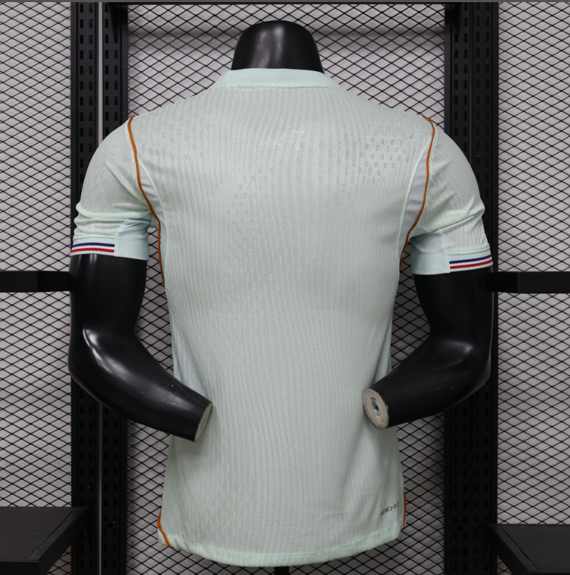 26-27 France Light Green Player Version Soccer Jersey