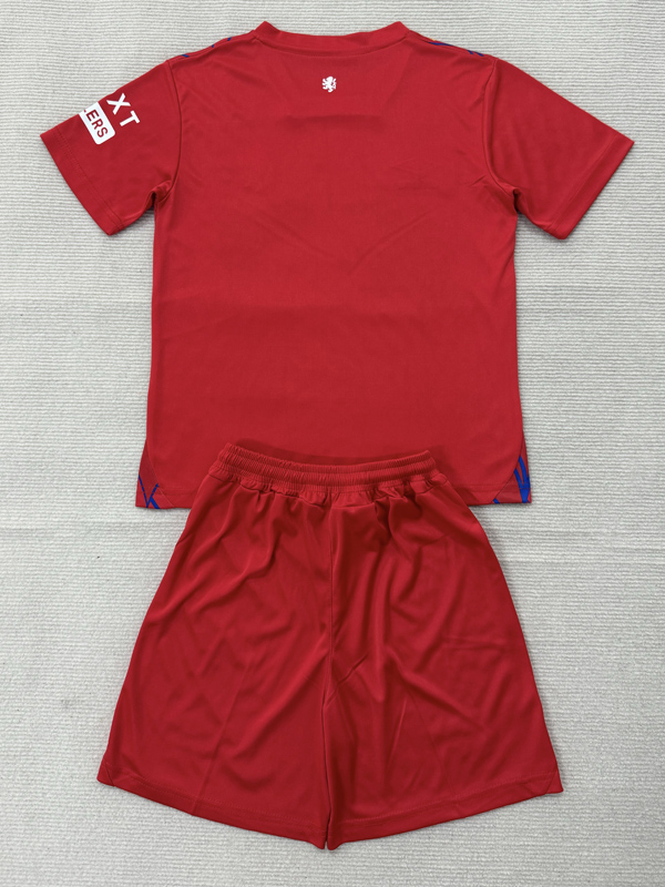 26-27 Rangers Red Goalkeeper Kids Soccer Jersey