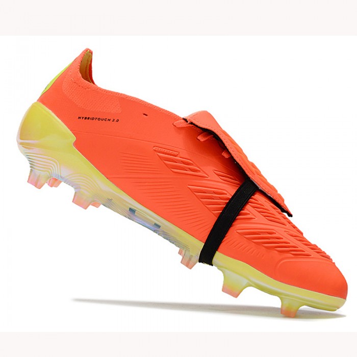 Predator Elite Tongue FG Soccer Shoes-Red/Black