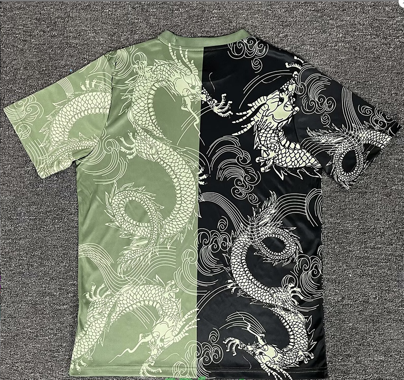 25-26 RMA Green Black Special Edition Fans Training Shirts *龙纹