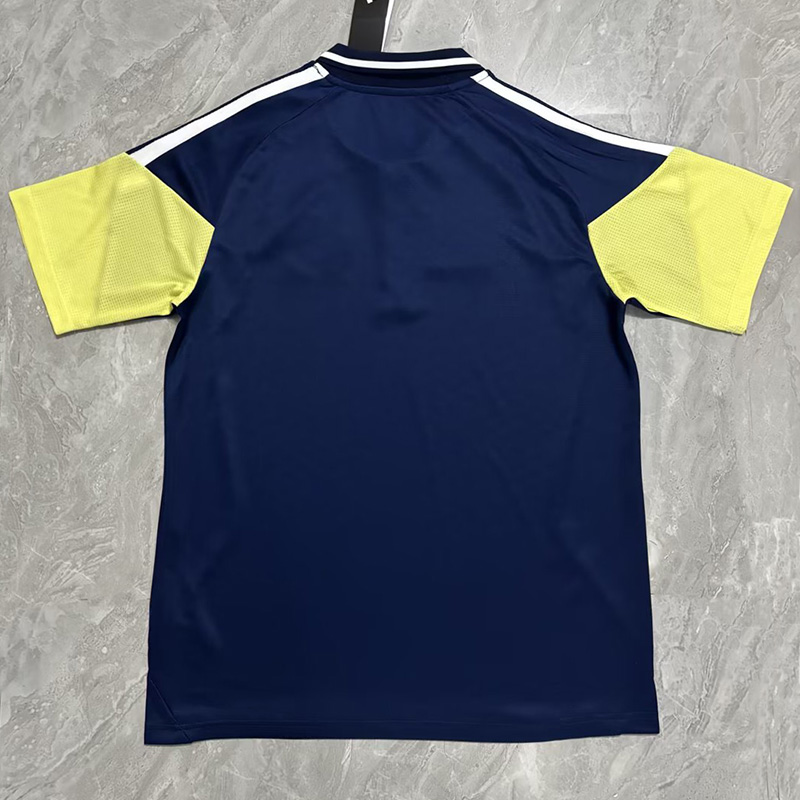 26-27 Fenerbahce Royal blue Polo Short Sleeve (半拉链)