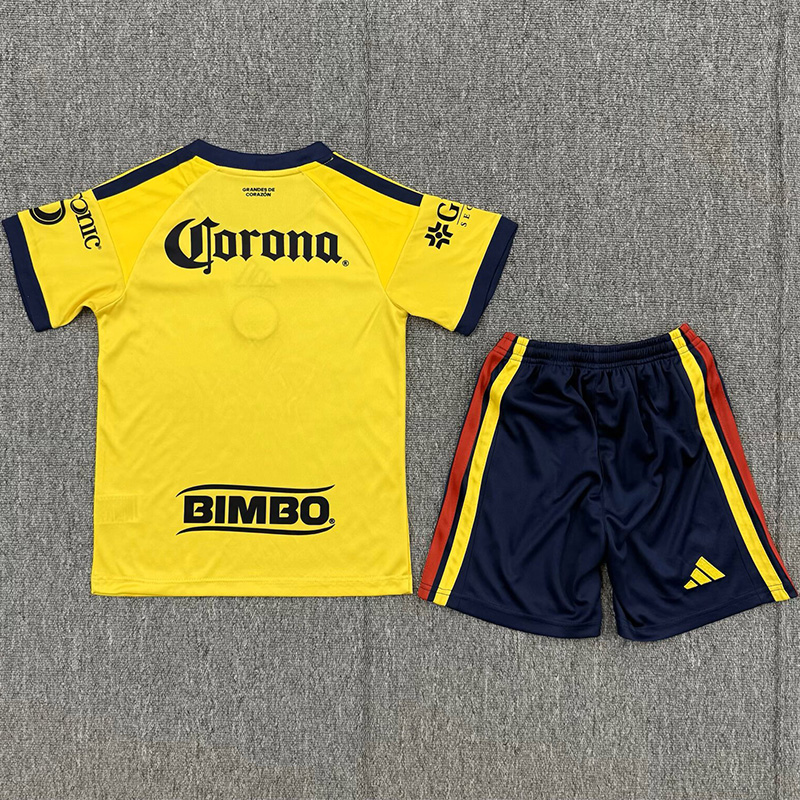 26-27 Club America Home Kids Soccer Jersey