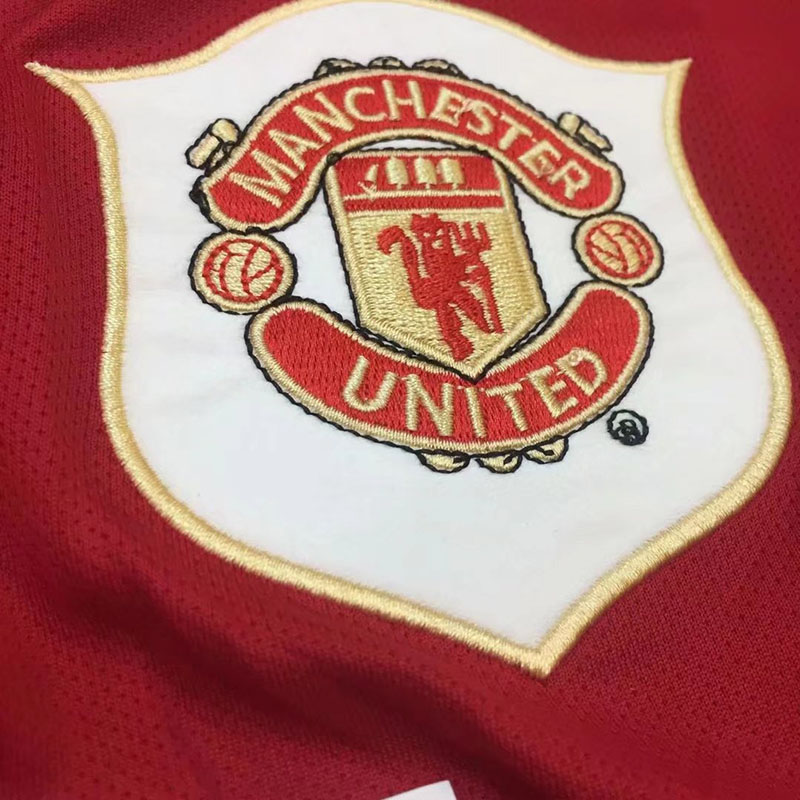 2006-2007 Man Utd Home Retro Soccer Jersey