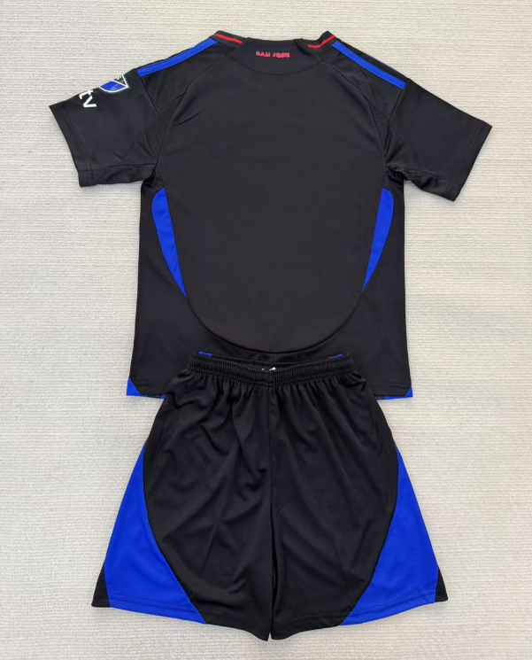 25-26 San Jose Earthquakes Home Kids Soccer Jersey *带章