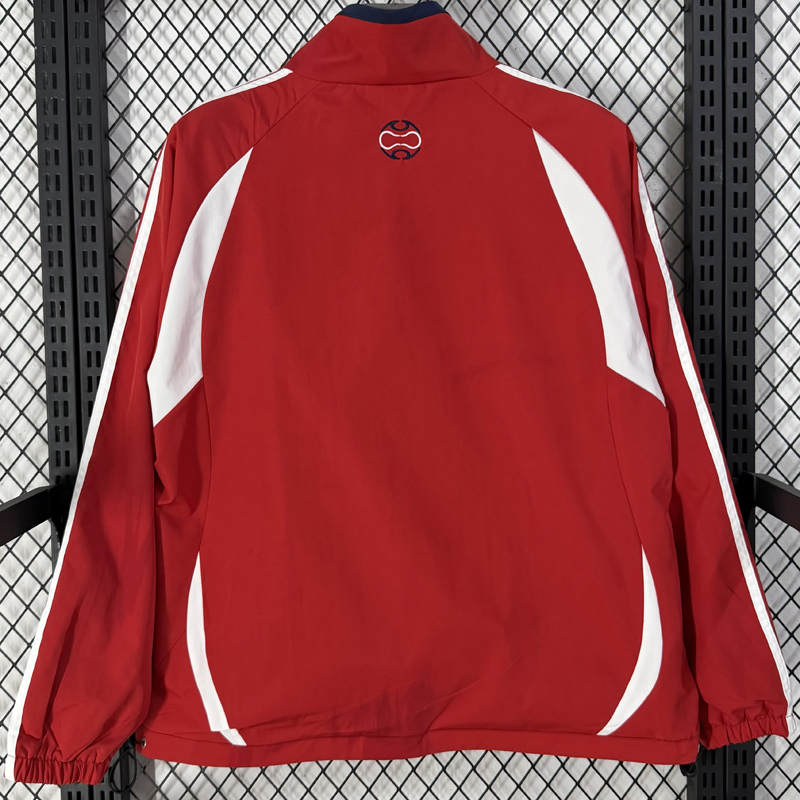 26-27 France Red Windbreaker