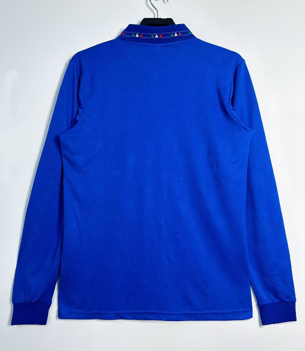 1994 Italy Home Long Sleeve Retro Soccer Jersey (长袖)
