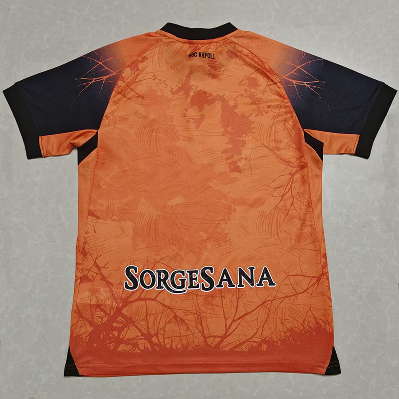 25-26 Napoli Halloween Orange Fans Soccer Jersey