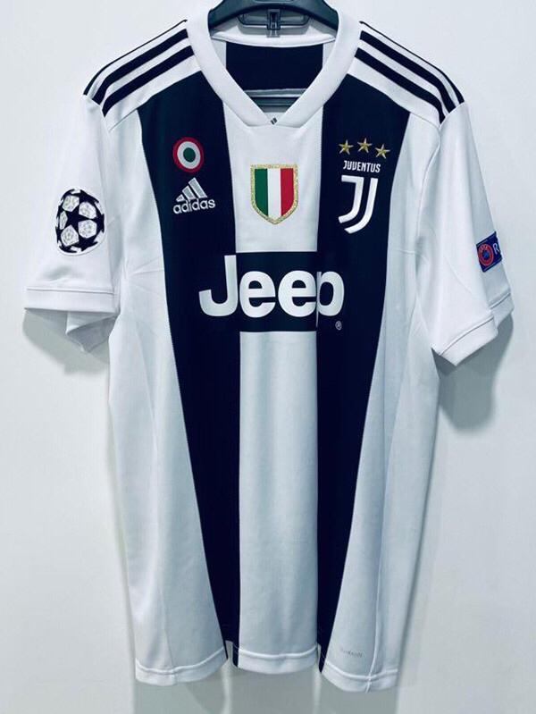 2018-2019 JUV Home Retro Soccer Jersey