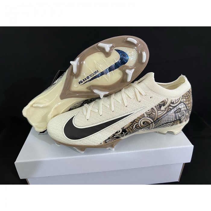 Air Zoom Mercurial Superfly IX Elite FG Soccer Shoes-Khaki/Black