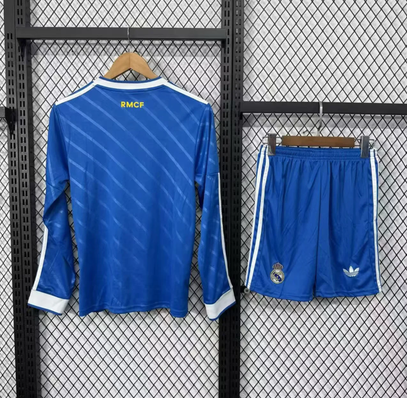 25-26 RMA Third Kids long sleeves Soccer Jersey (长袖)