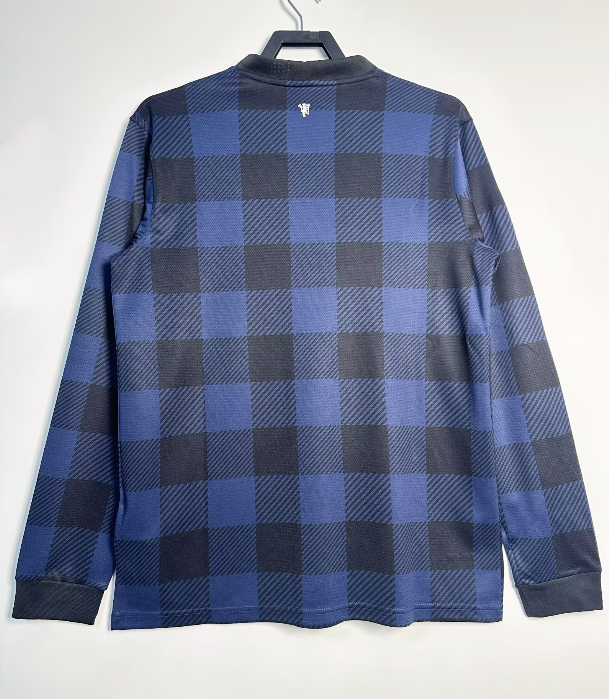 2013-2014 Man Utd Away Long Sleeve Retro Soccer Jersey (长袖)