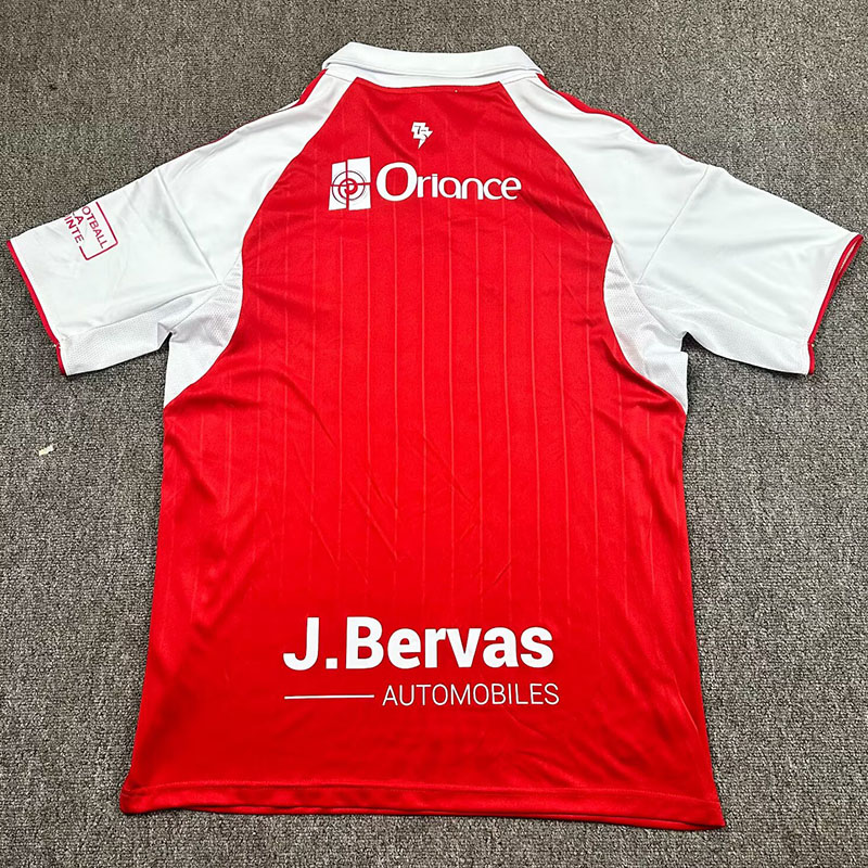 25-26 Stade Brestois Home Fans Soccer Jersey