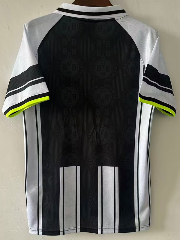 1996-1997 Dortmund UCL Away Retro Soccer Jersey