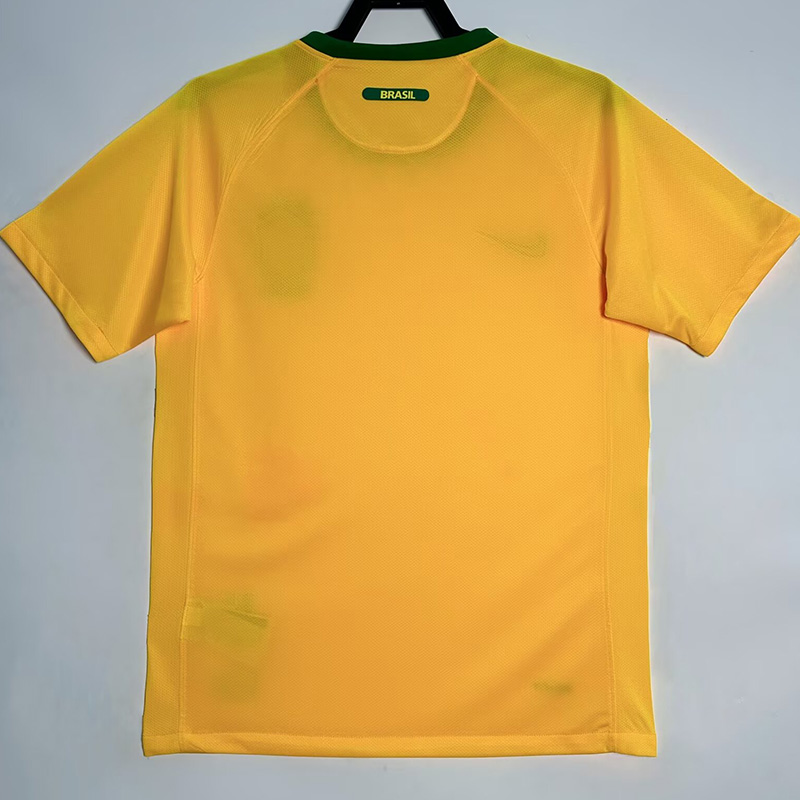 2010 Brazil Home Retro Soccer Jersey