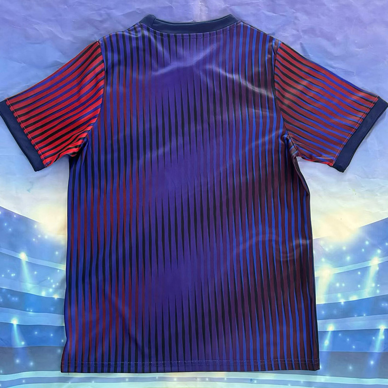 26-27 PSG Purple Blue Fans Training shirts
