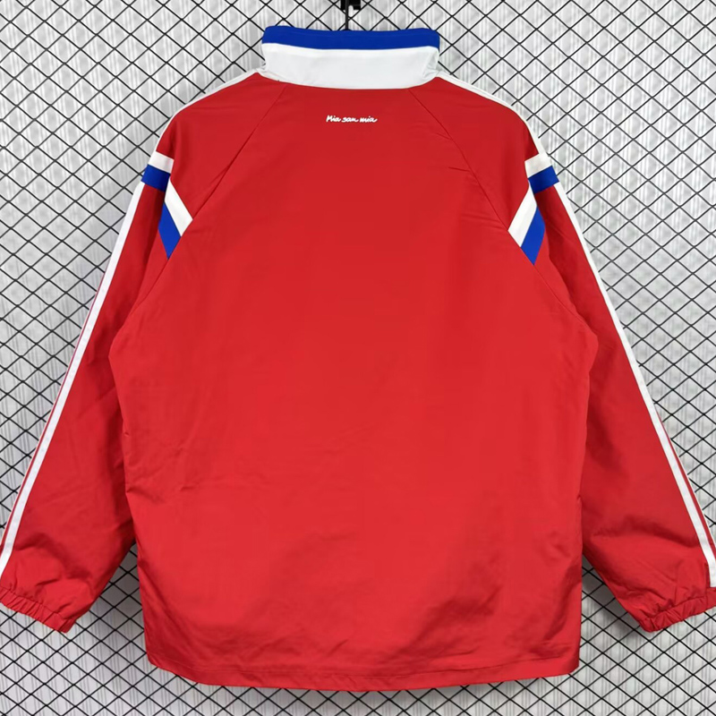 2014-2015 Bayern Red Retro Windbreaker
