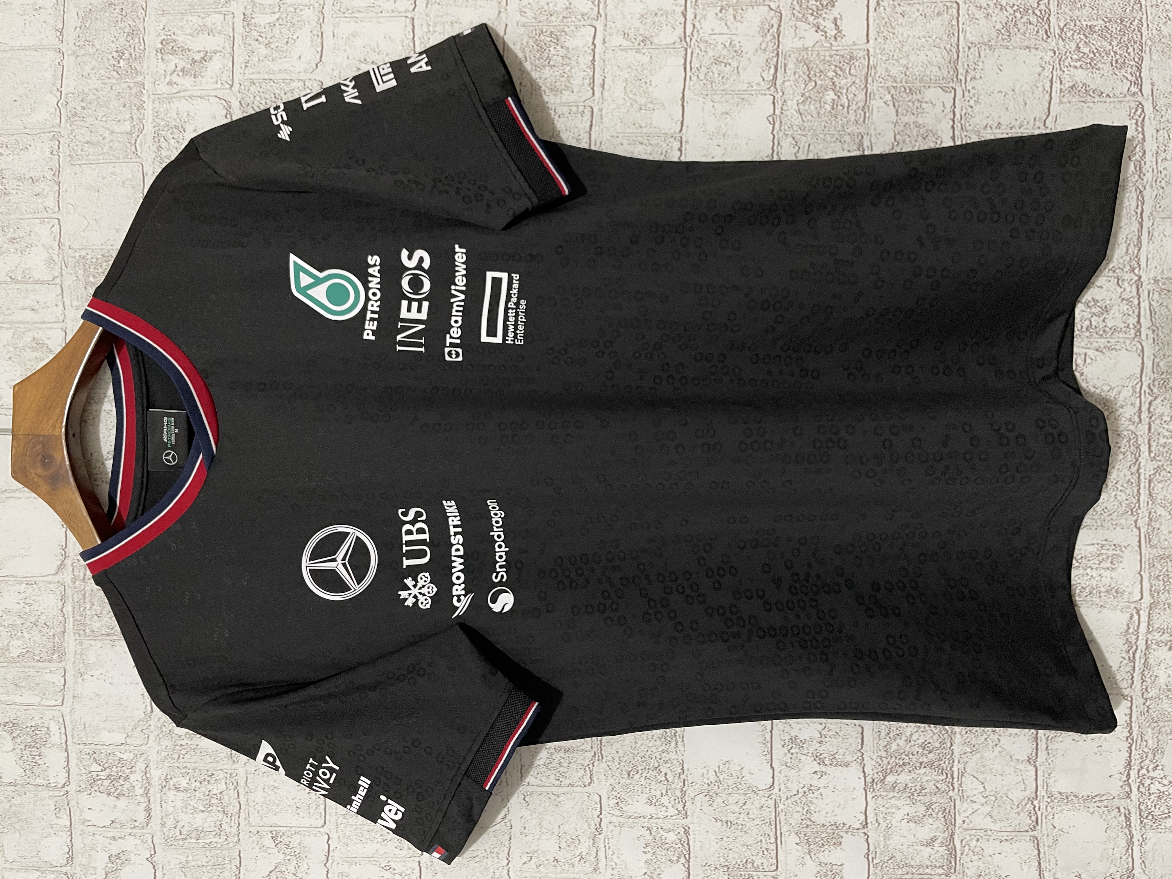 2024 F1 Mercedes black Racing Suit