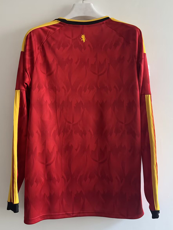 26-27 Belgium Home Long Sleeve Soccer Jersey (长袖)