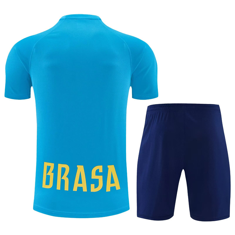 26-27 Brazil Lake blue Training Short Suit