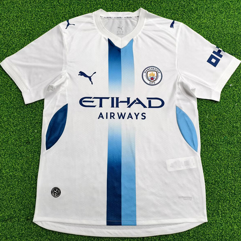 26-27 Man City Away Player Version Soccer Jersey