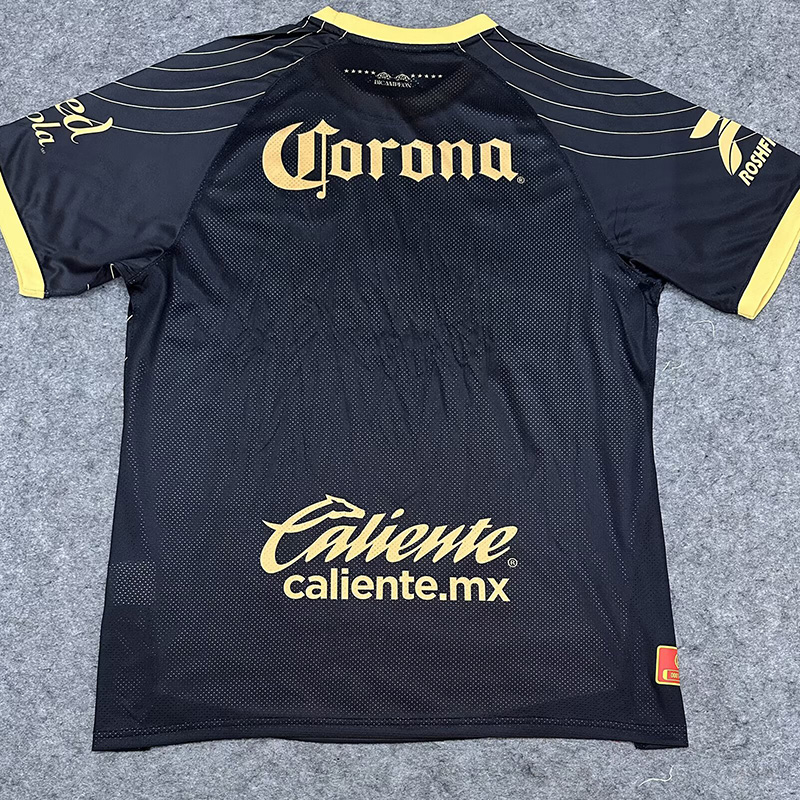 26-27 Toluca Black Fans Soccer Jersey