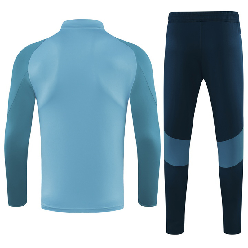 25-26 Flamengo Blue Half Pull Tracksuit (半拉链)