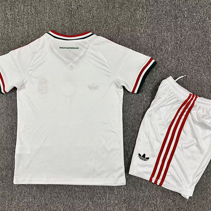 26-27 Hungary Away Kids Soccer Jersey