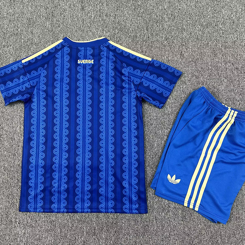 26-27 Sweden Away Kids Soccer Jersey