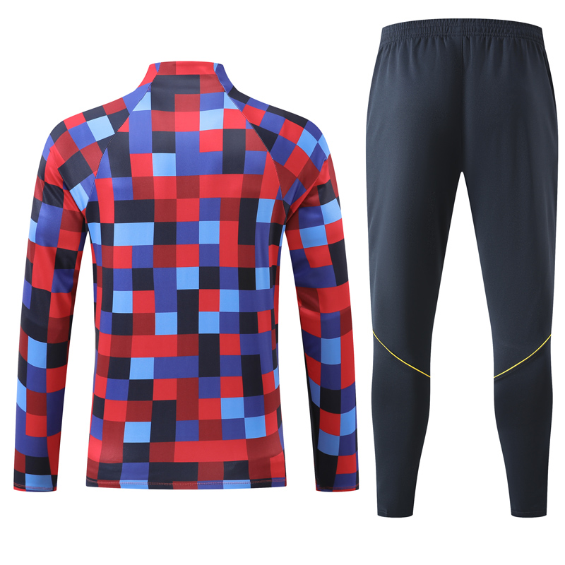 26-27 BAR Red Kids Half Pull Tracksuit (童装)(半拉链)