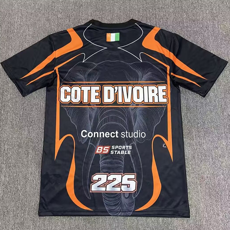 26-27 Ivory Coast Black 225 Special Edition Training shirts
