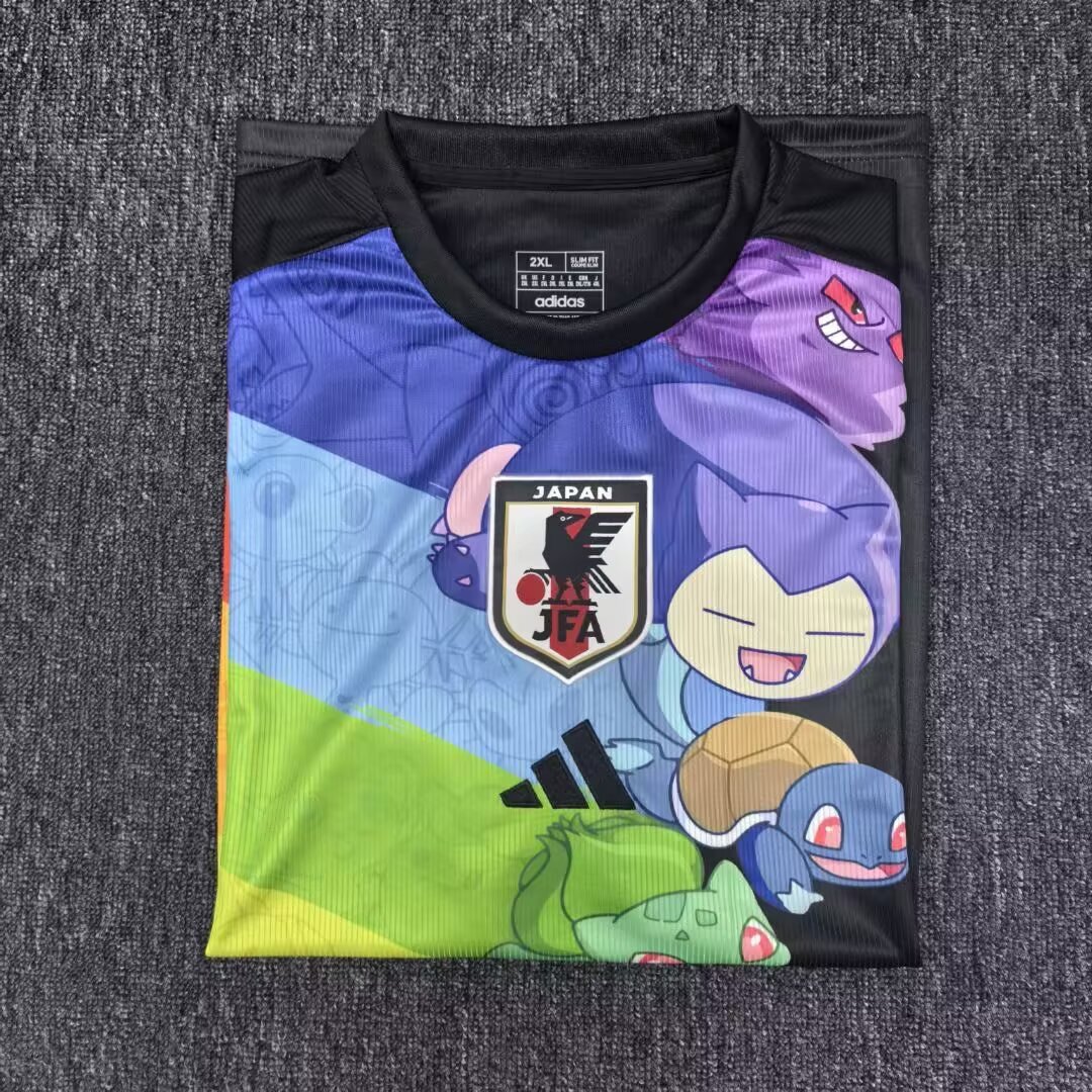 25-26 Japan Black Special Edition Fans Soccer Jersey *数码动画