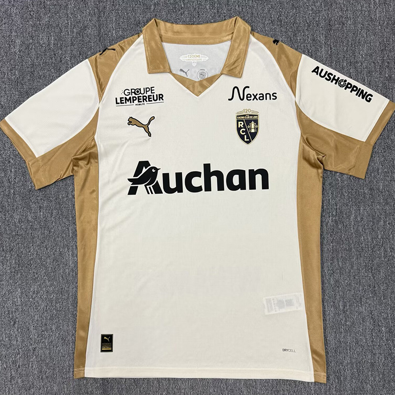 25-26 RC Lens Third Fans Soccer Jersey (全广告)