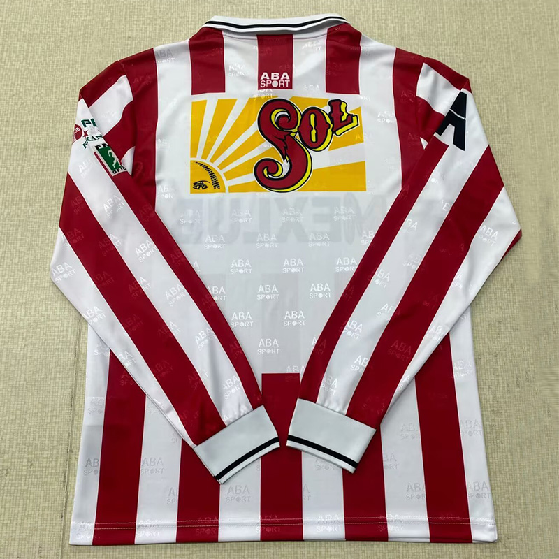 1997-1998 Chivas Guadalajara Home Long Sleeve Retro Soccer Jersey (长袖)