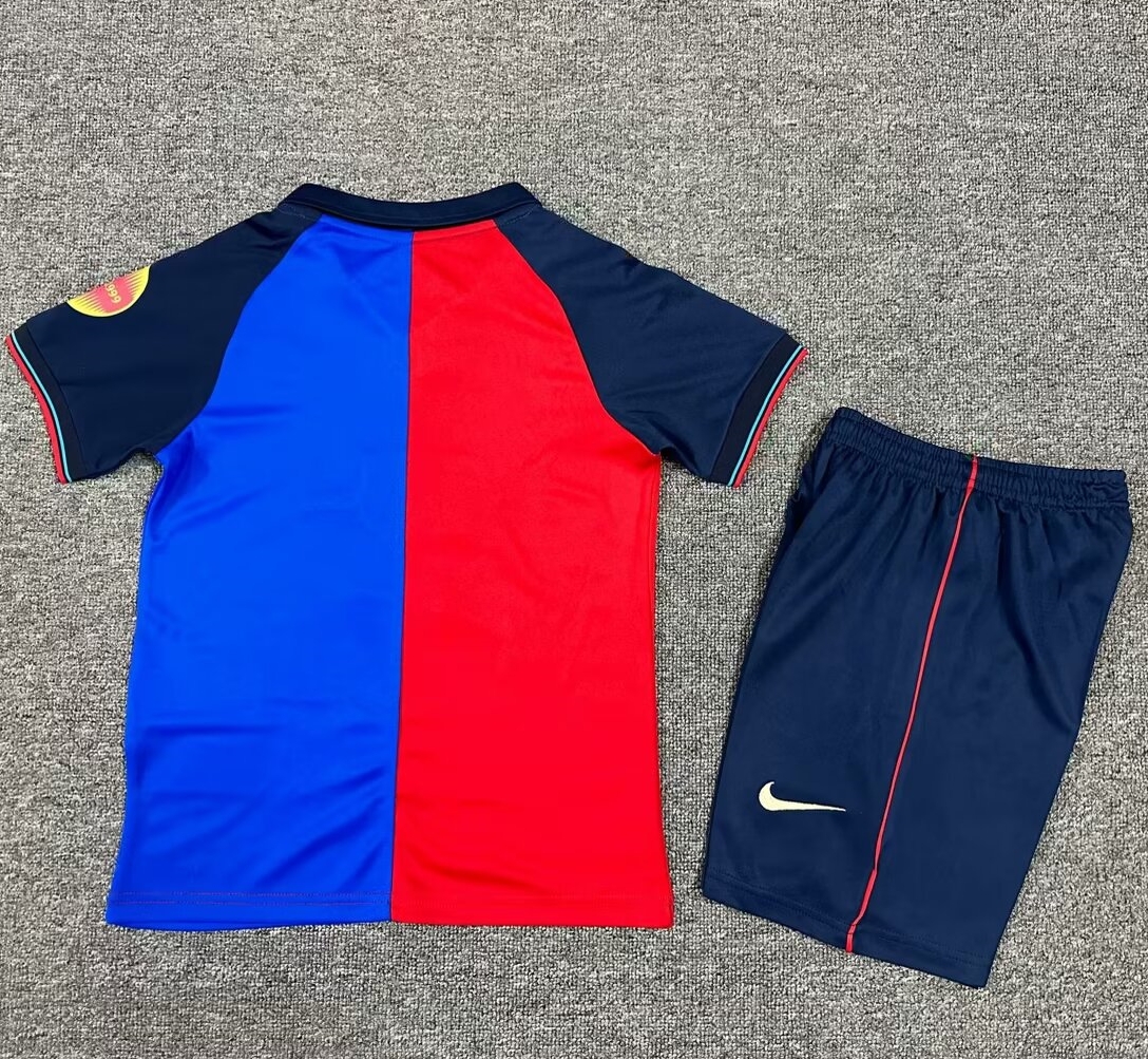 1999-2000 BAR Home Retro Kids Soccer Jersey