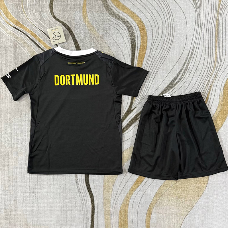 26-27 Dortmund Away Kids Soccer Jersey