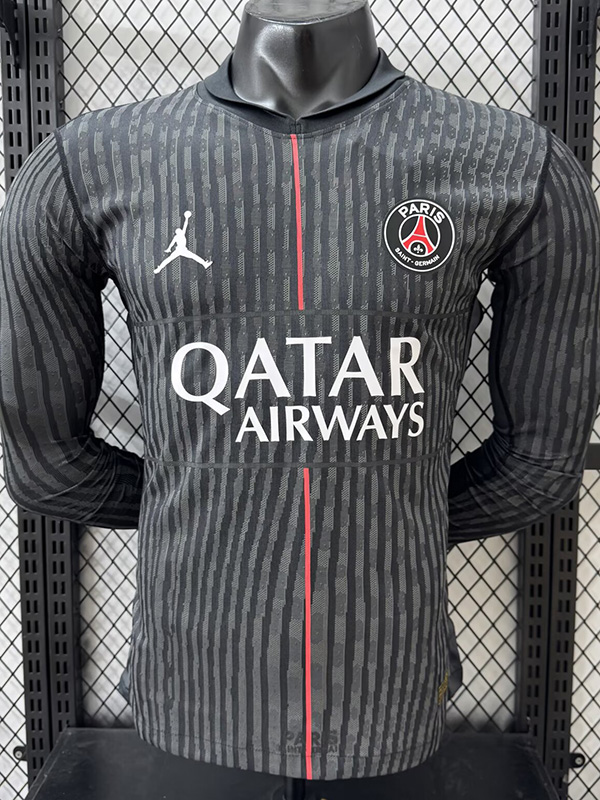 25-26 PSG Jordan Fourth Long Sleeve Player Version Soccer Jersey (长袖球员)