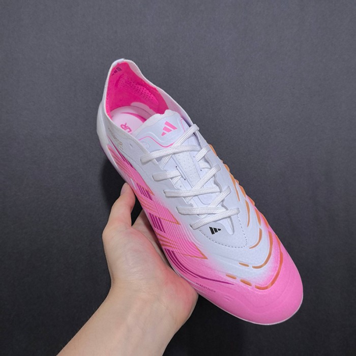 F50+ FG Soccer Shoes-Pink/White