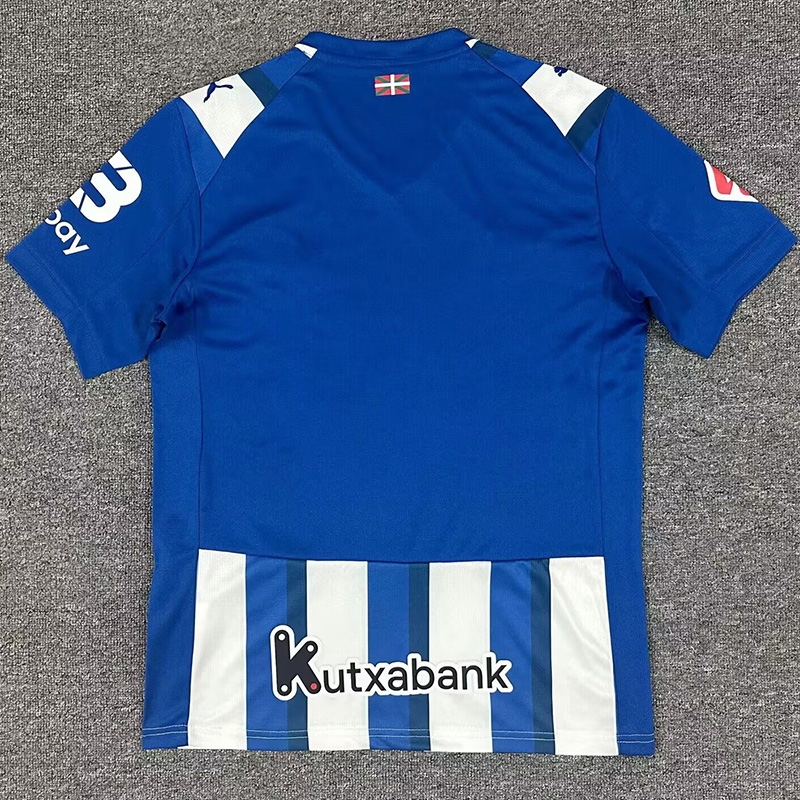 25-26 Alaves Home Fans Soccer Jersey