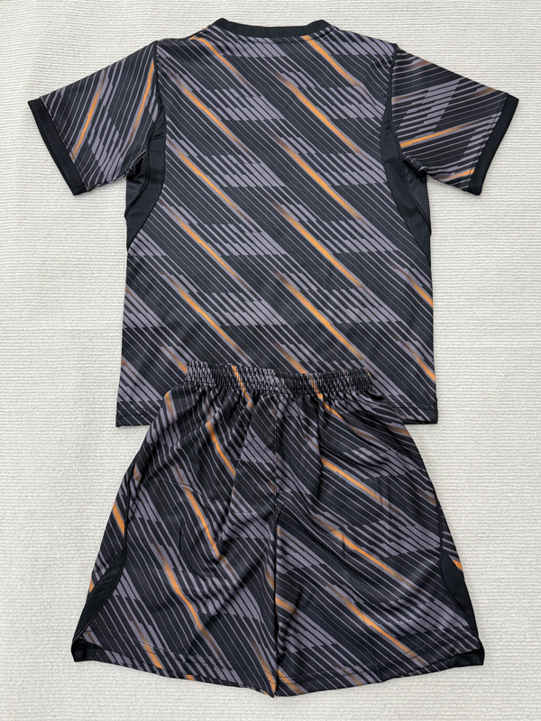 26-27 France Grey Goalkeeper Kids Soccer Jersey