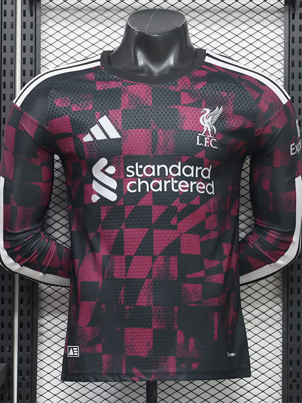 26-27 LIV Third Long Sleeve Player Version Soccer Jersey (长袖球员)