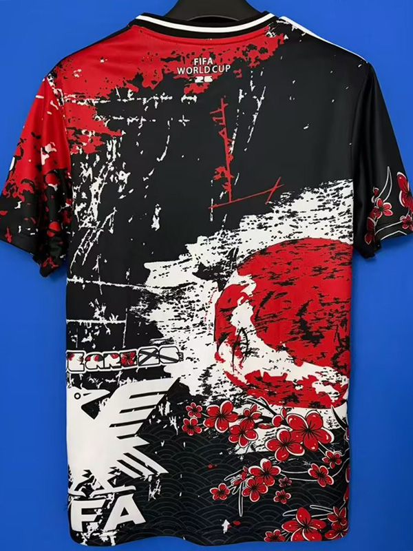 26-27 Japan Special Edition Training shirts (黑红梅花月)