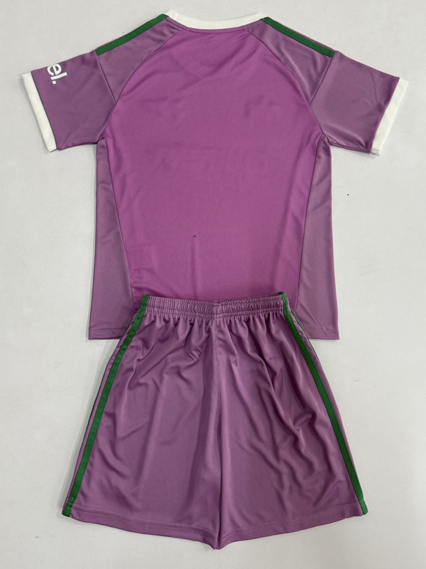 26-27 ARS Pink Purple Goalkeeper Kids Soccer Jersey