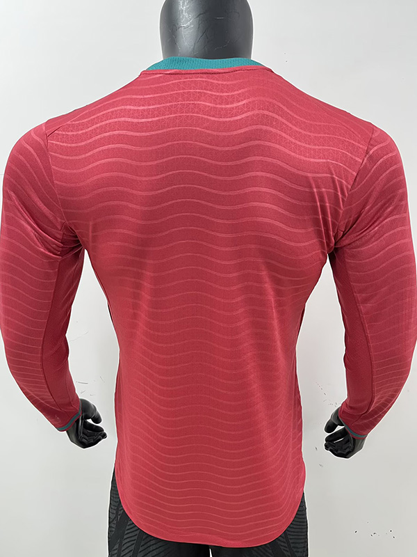 26-27 Portugal Home Long Sleeve Player Version Soccer Jersey (长袖球员)