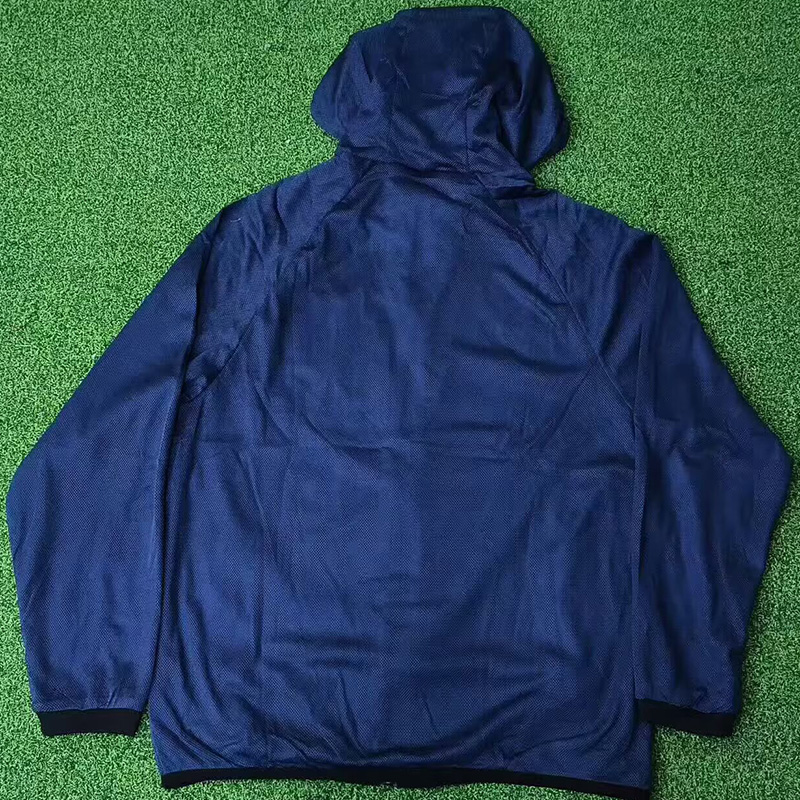 2026 World Cup England Navy blue Walkout Jacket (Hooded) #单上衣