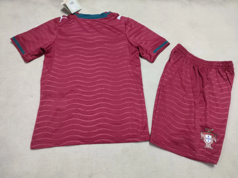 26-27 Portugal Home Kids Player Version Soccer Jersey (球员童装)