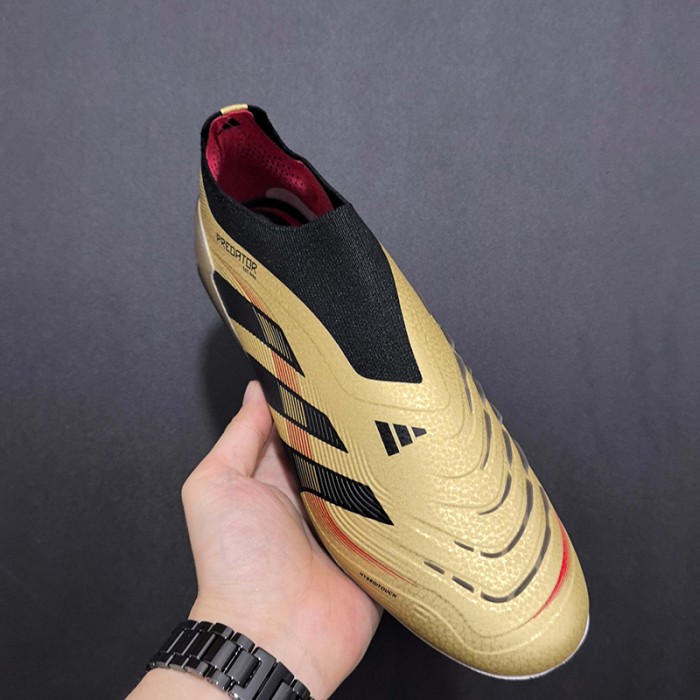 F50+ FG Soccer Shoes-Gold/Black