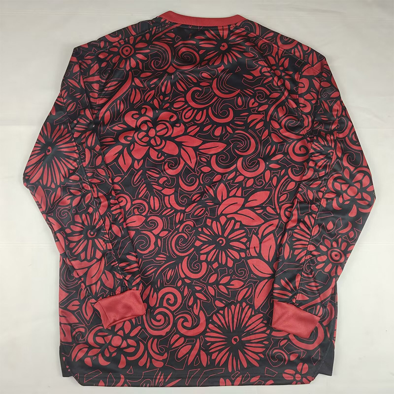 25-26 Palestina FC Red Long Sleeve Training shirts (阿拉伯文)(长袖)